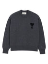Ami Paris Sweaters Grey