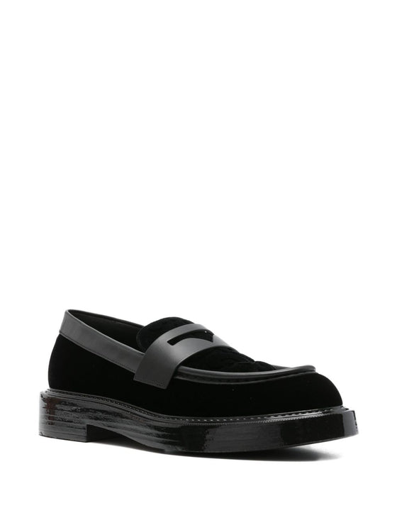 Emporio Armani Flat shoes Black