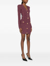 Balmain Dresses Purple