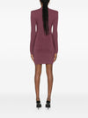 Balmain Dresses Purple