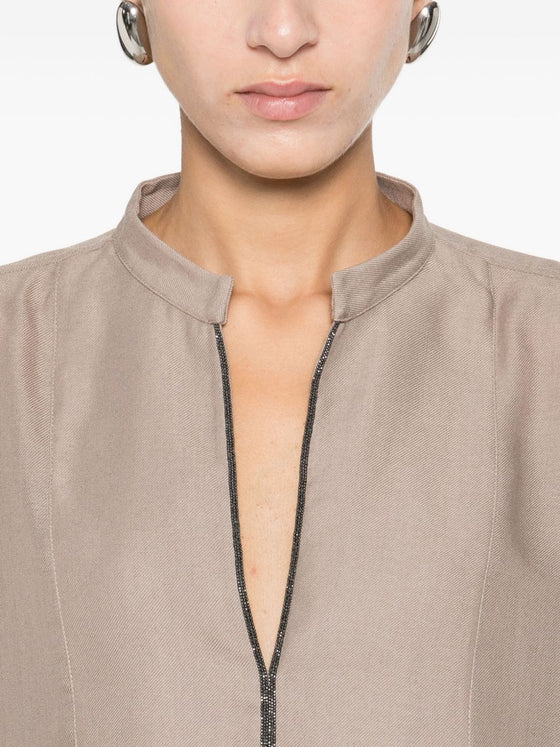 Brunello Cucinelli Shirts Camel
