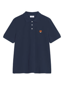 Maison Kitsuné Logo-embroidered polo shirt
