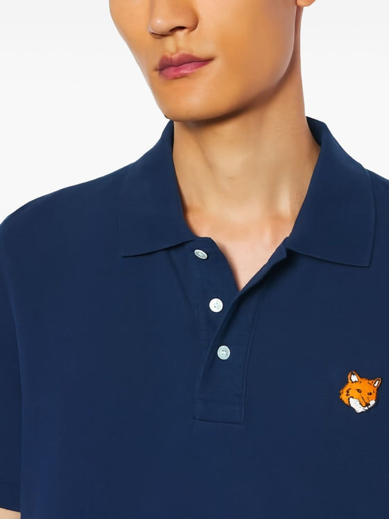 Maison Kitsuné Logo-embroidered polo shirt