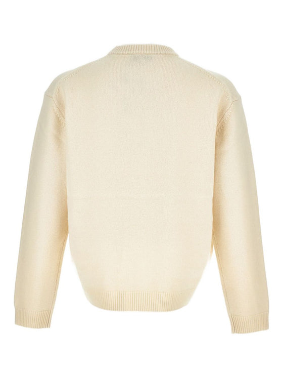Maison Kitsuné Fox Head-intarsia sweater