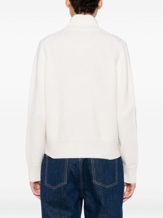 Maison Kitsuné Fox-motif wool cardigan