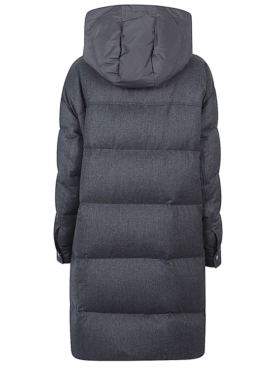 Brunello Cucinelli Coats Grey