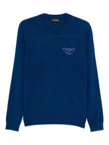  Emporio Armani Sweaters Blue
