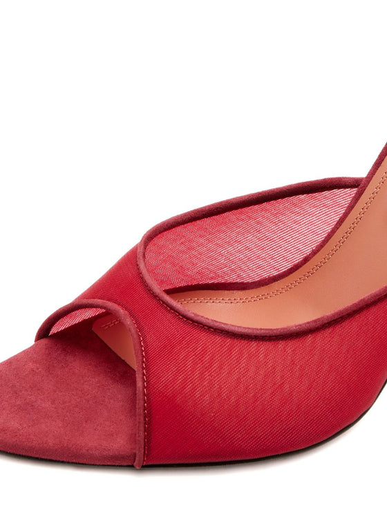 Amina Muaddi Sandals Bordeaux
