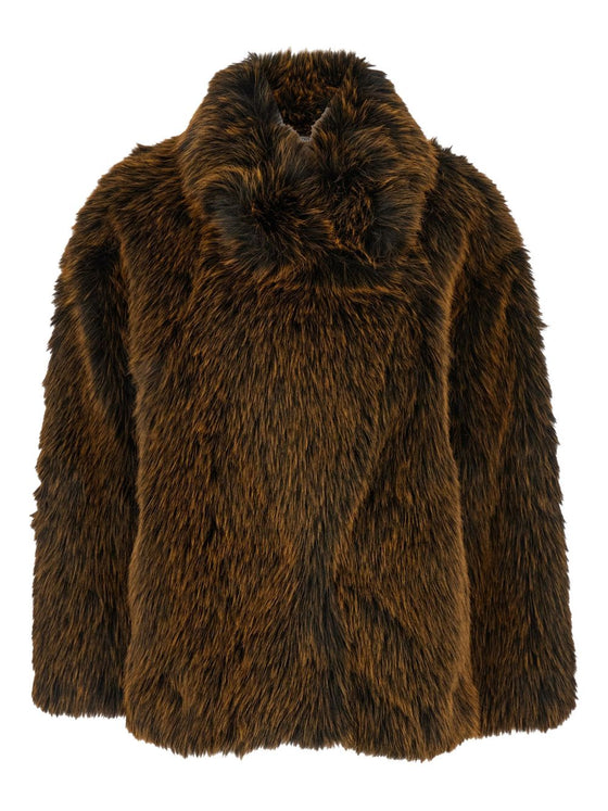 Semicouture Jackets Brown