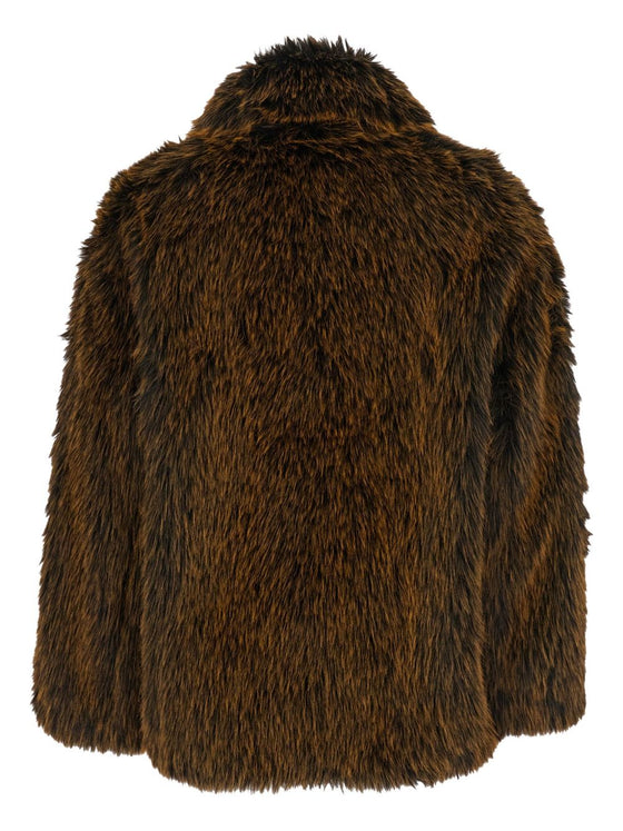 Semicouture Jackets Brown