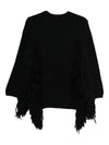 Comme Des Garcons Comme Des GarÃ§ons Fringed Wool Top