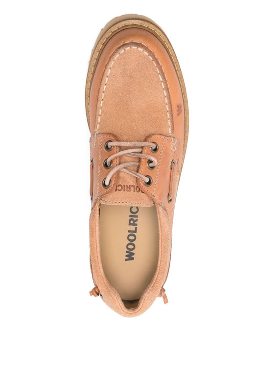 Woolrich Flat shoes Camel