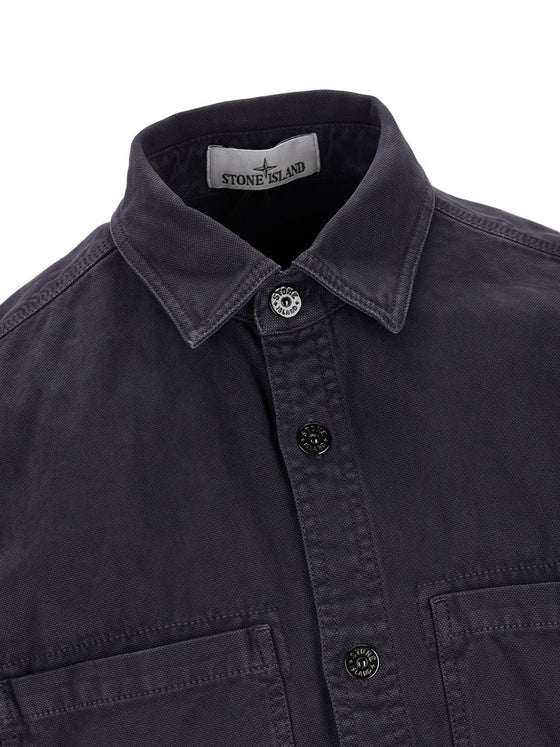 Stone Island Shirts Blue