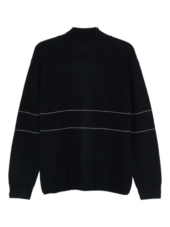 Emporio Armani Sweaters Blue