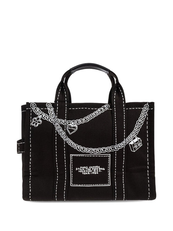Marc Jacobs chain-print tote bag
