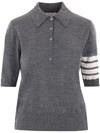 Thom Browne T-shirts and Polos Grey