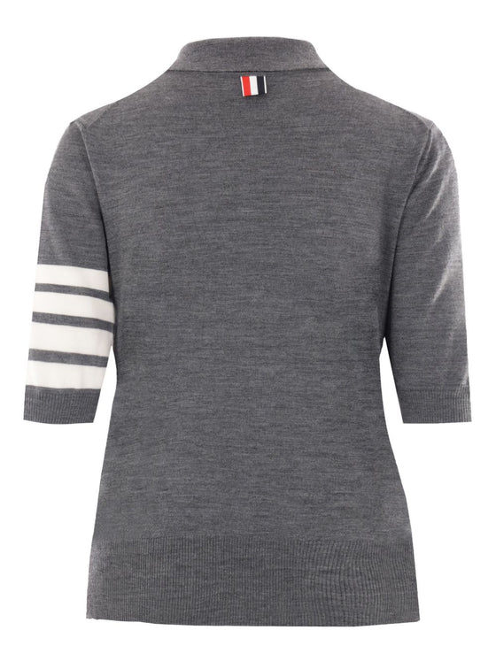 Thom Browne T-shirts and Polos Grey