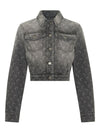 Marine Serre Moon laser denim jacket