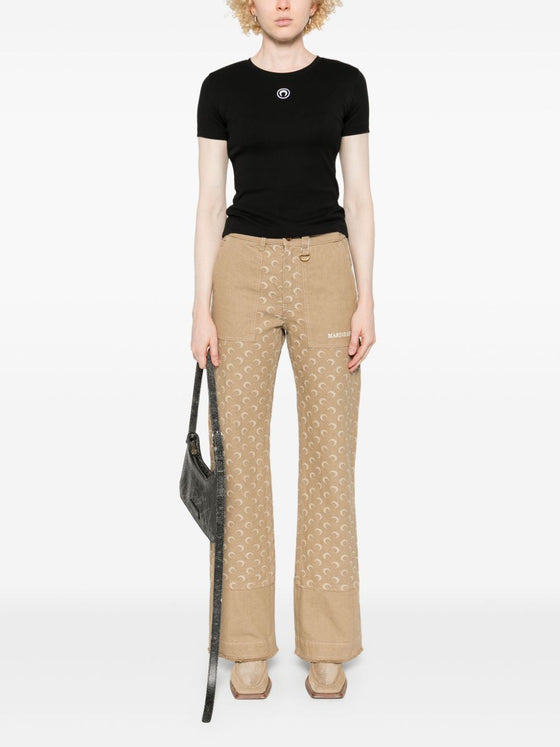 Marine Serre Moon logo T-shirt