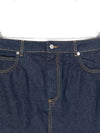 Maison Kitsuné denim mini skirt