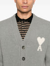 Ami Paris Sweaters Grey