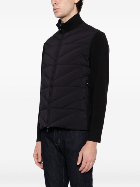 Emporio Armani Quilted panelled padded jacket