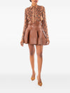 Zimmermann Skirts Leather Brown