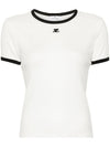 Courreges Pre Logo cotton t-shirt