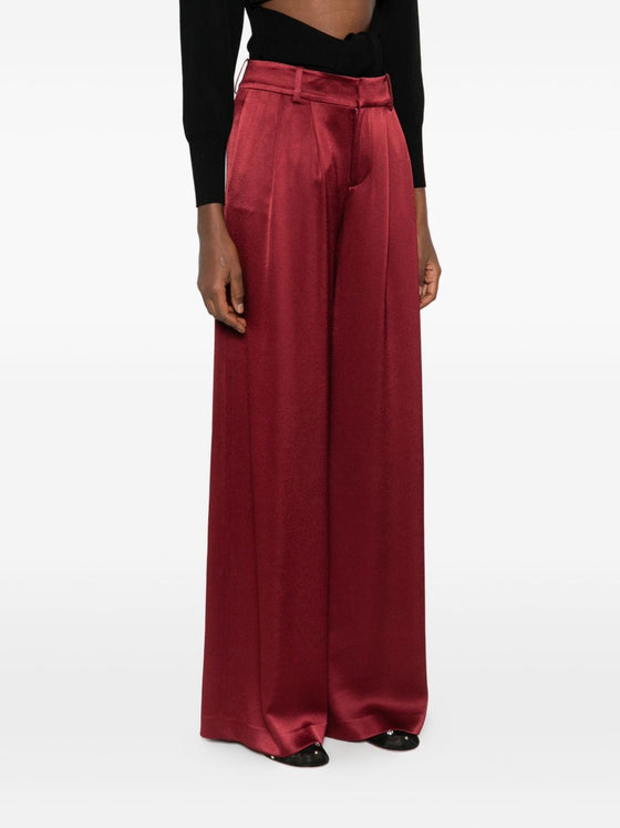 Alice + Olivia Trousers Bordeaux