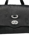 Zanellato Capsule Zanellato Postina® Baby Bag In Amoretto Black Etna Leather