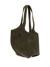 The Attico "La Scoop'' Military Green Shoulder Bag