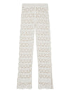 Alanui Lagoon Romance cotton trousers