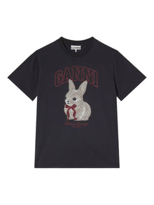  GANNI T-shirts and Polos Black