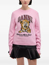 Ganni Wool crewneck sweater