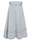 Zimmermann Denim maxi skirt