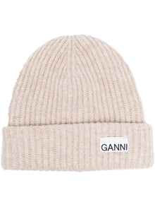  GANNI Hats Beige