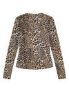Ganni Leopard print top