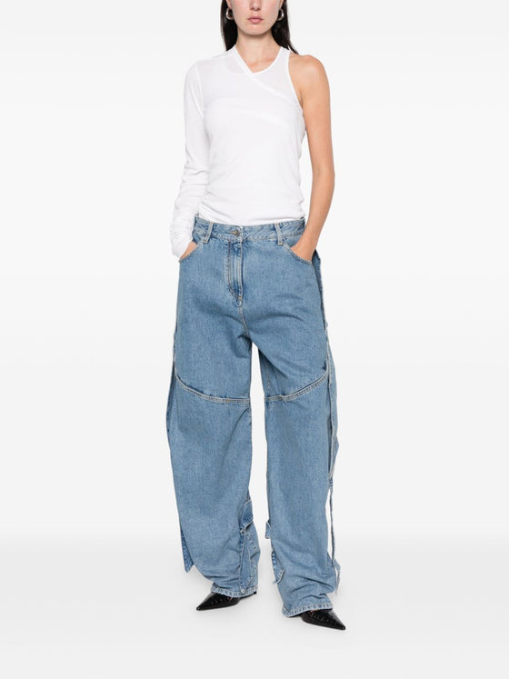 The Attico Jeans Clear Blue