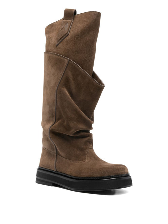 The Attico Boots Brown