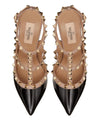 Valentino Garavani Rockstud Patent Pumps With 100mm Straps