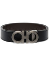 Ferragamo Reversible And Adjustable Gancini Belt