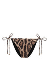 Dolce & Gabbana-leopard-print string bikini bottoms