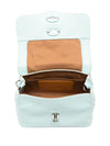 Zanellato Postina® Baby Bag In Hammered Leather Blue Celentano