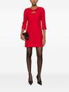 Valentino Wool and silk mini dress