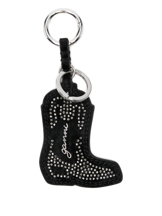 GANNI Keychains Black