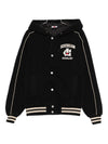 Icecream Cotton hooded bomber jacket