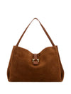 Ferragamo Suede Tote Bag
