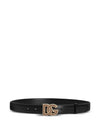 Dolce & Gabbana-DG embellished leather belt