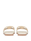 Valentino Garavani Vlogo Cut-Out Slide Sandal In Calfskin