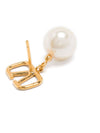 Valentino Garavani-Vlogo Signature Earrings With Swarovski® Pearls